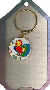 Keychain - De Colores Rooster