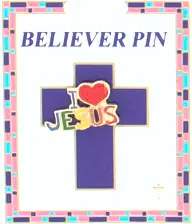 Lapel Pin - I Love Jesus