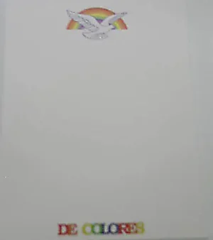 50 Sheet Large Stationery Pad - Rainbow-Dove-DeColores