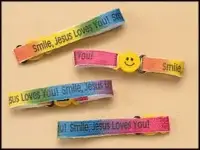 Wristlet - Smile Jesus Loves You!