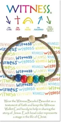 Witness Beaded Bracelet w/ ID Card