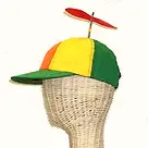 Hat - Rainbow Propeller Cap
