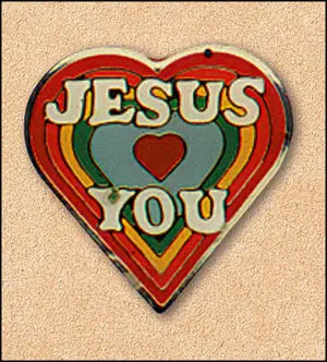 Lapel Pin - Jesus Loves You