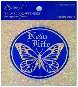 Decal - "New Life" Butterfly