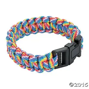 Bracelets -  Large Rainbow Paracord