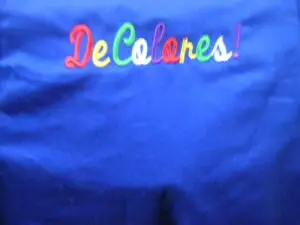 Apron - De Colores!  Royal Blue