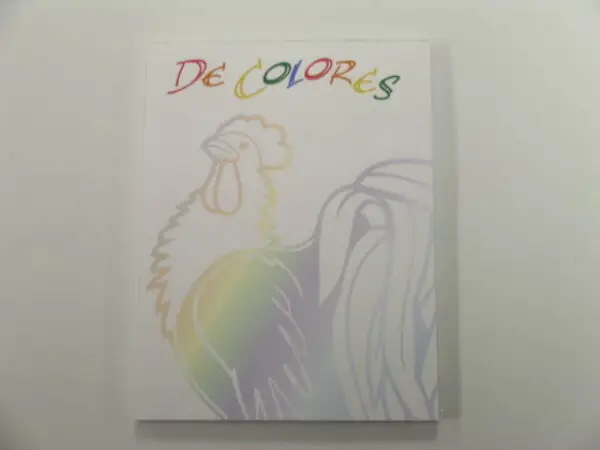 50 Sheet Small Note Pad - De Colores Rooster