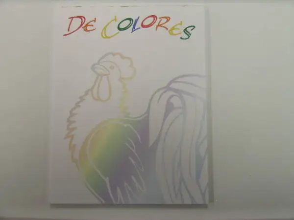 50 Sheet Large Stationery Pad - De Colores Rooster