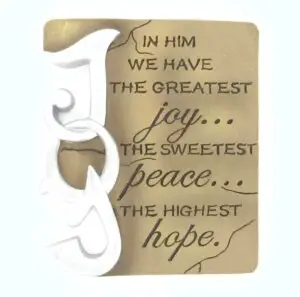 Wall Plaque - Greatest Joy