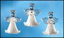 Glass Angel Ornament
