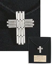 Jewelry: Pewter Disciple Cross