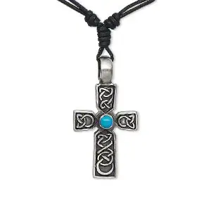 Necklace - Pewter Cross