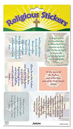 Stickers - Favorite Catholic Prayers