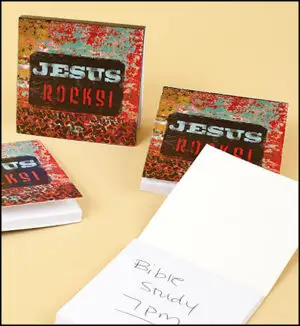 Sticky Notes - Jesus Rocks