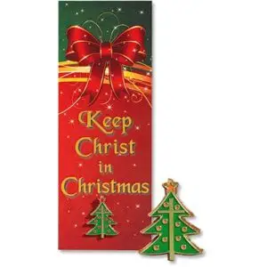 Bookmark/Lapel pin - Keep Christ