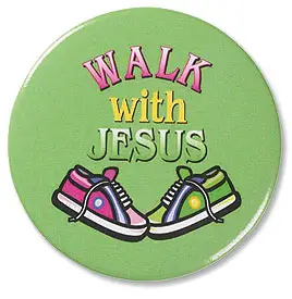 Button - Walk With Jesus