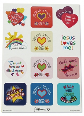 Stickers - Jesus Loves Me  Assortment