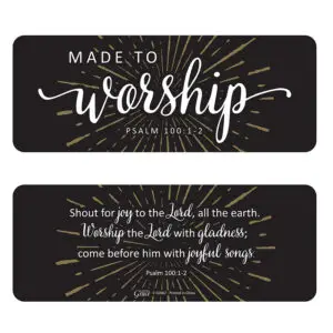 Bookmark-Worship