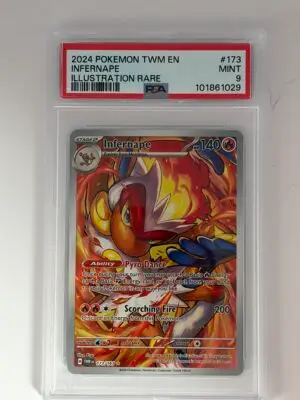 Infernape 173/167 SV: Twilight Masquerade Infernape Pokémon TCG PSA 9 MINT